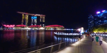 滨海湾之夜