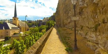 Luxembourg_rampart　Around Luxembourg City Walls