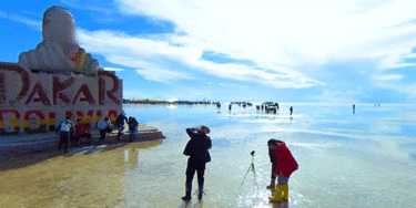 Uyuni_Dakar_point Uyuni Salt Flats – Walk to the Dakar Monument