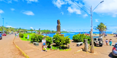 RapaNui Bay Area：Easter Island Coastal Route