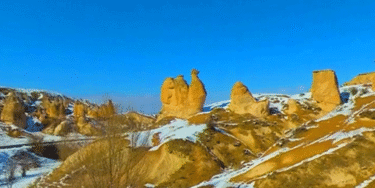 Cappadocia2 Deve Deve Peri Bacası：Скала Верблюд в Каппадокии