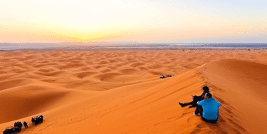 Sahara Desert Sunset : Sahara Desert Sunset